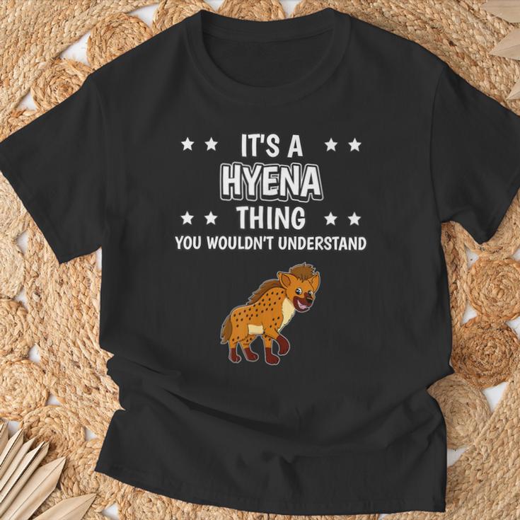 Ist So Ein Hyäne Ding Lustiger Spruch Hyänen T-Shirt Geschenke für alte Männer