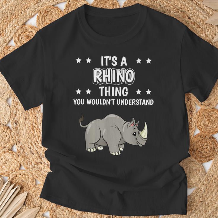 Ist So Ein Nashorn Ding Lustiger Spruch Nashörner T-Shirt Geschenke für alte Männer