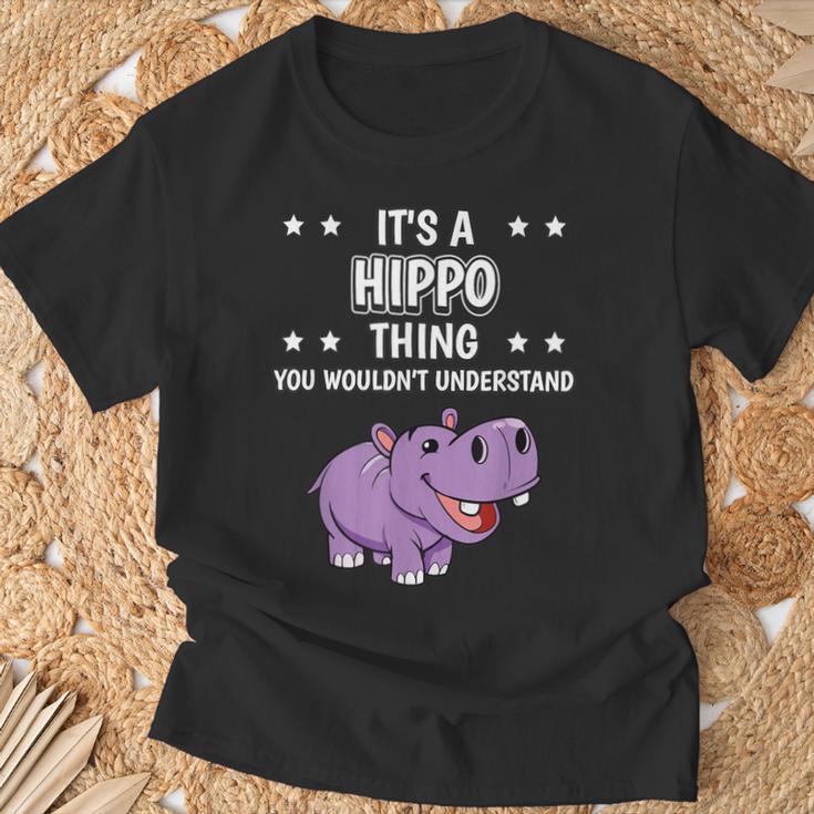 Ist So Ein Nilpferd Ding Lustiger Spruch Nilpferde T-Shirt Geschenke für alte Männer