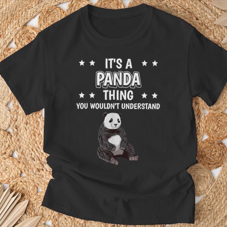 Ist So Ein Panda Ding Lustiger Spruch Pandas T-Shirt Geschenke für alte Männer