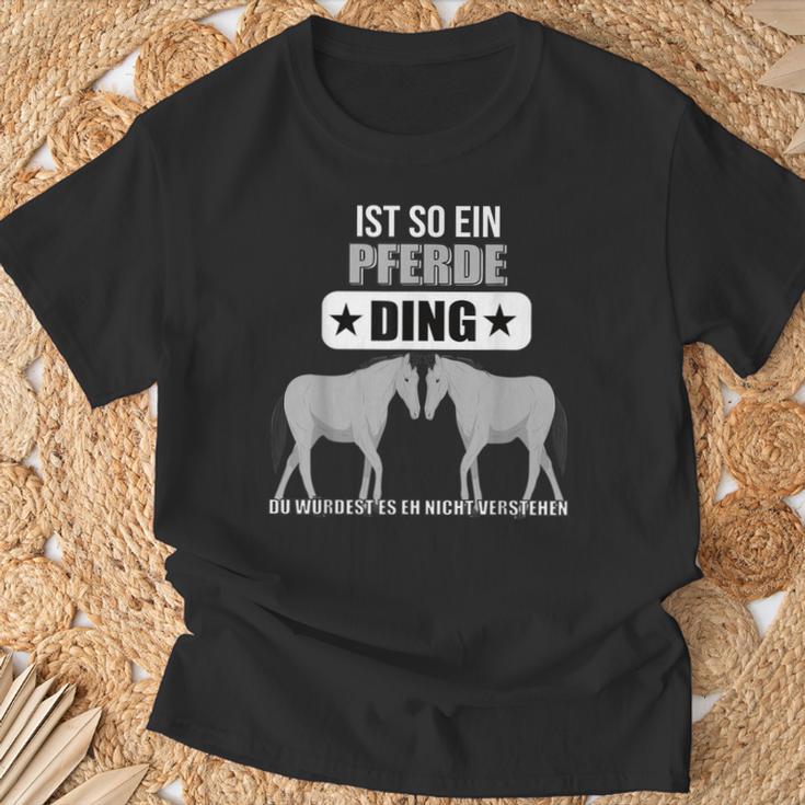 Ist So Ein Pferde Ding Pferd Lustiger Spruch T-Shirt Geschenke für alte Männer