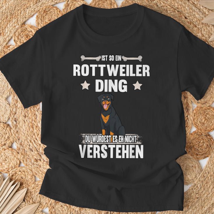 Ist So Ein Rottweiler Ding Hund Saying T-Shirt Geschenke für alte Männer