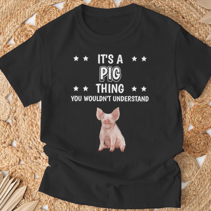 Ist So Ein Schwein Ding Saying Pig T-Shirt Geschenke für alte Männer