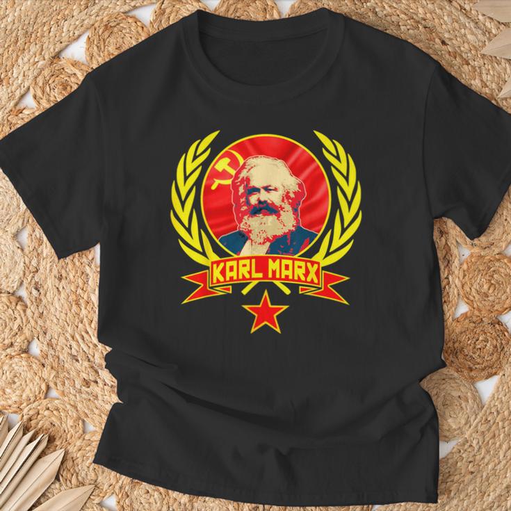 Karl Marx Soviet Communism Propaganda T-Shirt Geschenke für alte Männer