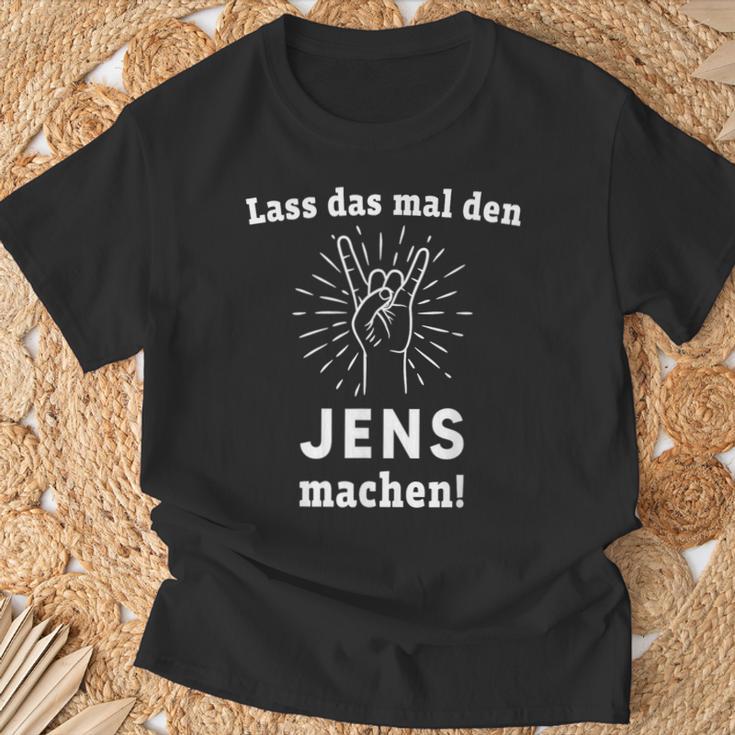 Lass Das Mal Den Jens Machen First Name T-Shirt Geschenke für alte Männer