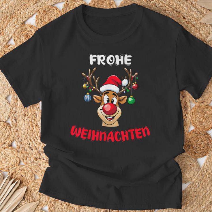 Lustiges Rentier Weihnachten Geschenk Für Ihn Für Sie T-Shirt Geschenke für alte Männer