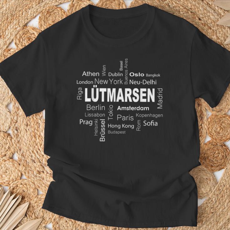 Lütmarsen Lütmarsen Meine Hauptstadt T-Shirt Geschenke für alte Männer