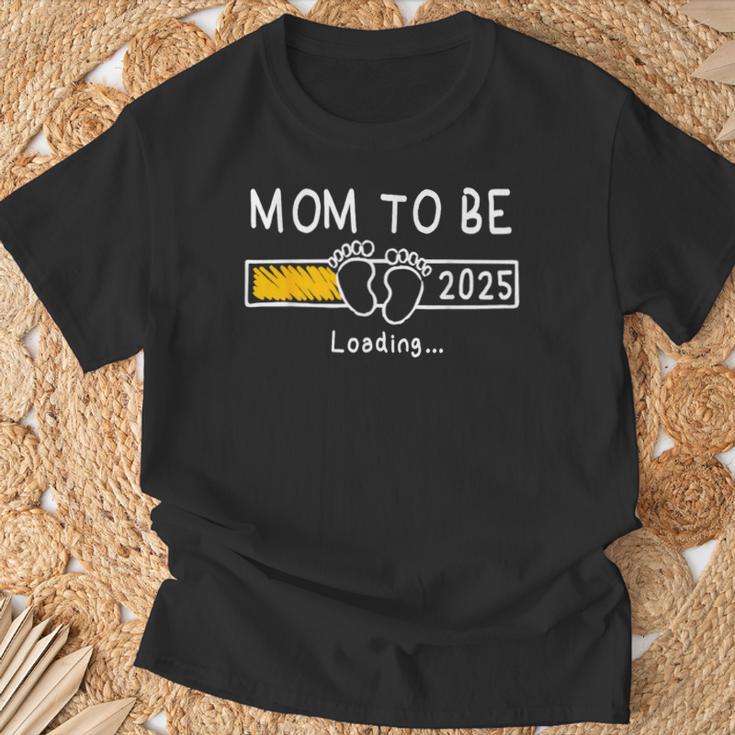 Mama Wird 2025 Loading Mama Est 2025 Wird Zur Mama Befördert T-Shirt Geschenke für alte Männer