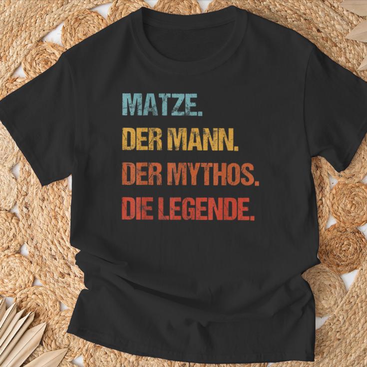 Matze Der Mann Der Mythos Die Legend First Name T-Shirt Geschenke für alte Männer