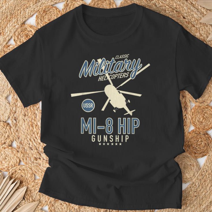 Mi-8 Hip T-Shirt Geschenke für alte Männer