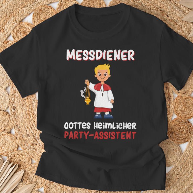 With Ministrant Sternsinger Ministranten Messdienerin Messdiener T-Shirt Geschenke für alte Männer