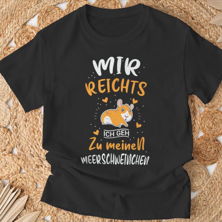 Mir Reichts Ich Geh Zu Meinen Guinea Pig T-Shirt Geschenke für alte Männer