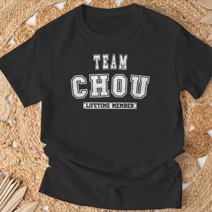 Nom De Famille Membre De L'équipe Chou Àie T-Shirt Cadeaux pour les vieillards