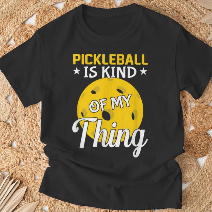 Pickleball Ist Irgendwie Mein Ding Pickleball-Liebhaber T-Shirt Geschenke für alte Männer