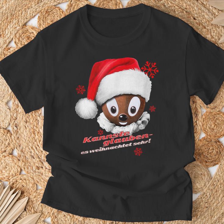 Pittiplatsch Kannste Glauben Es Weihnachtet Sehr T-Shirt Geschenke für alte Männer