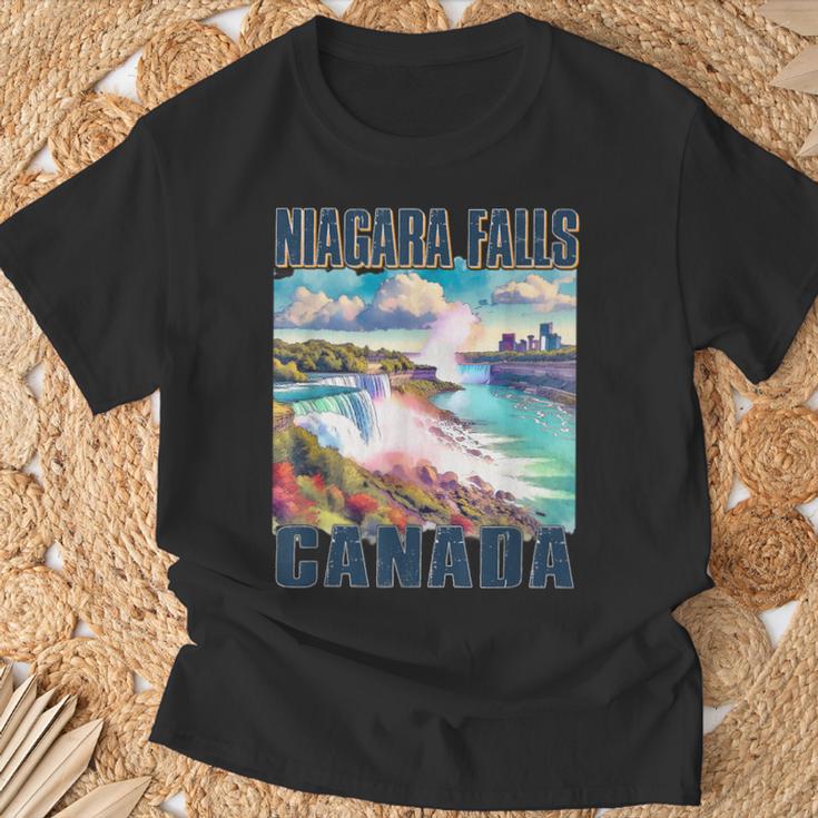 Retro Niagara Falls Californiaintage Rivers Canada Trip T-Shirt Geschenke für alte Männer