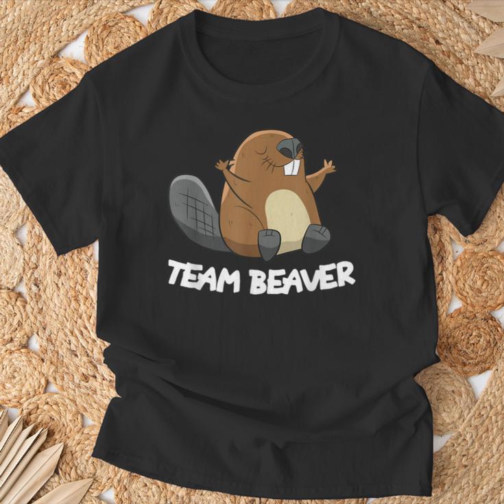 Rodent Team Beaver Team Beaver Cool Flannelette T-Shirt Geschenke für alte Männer