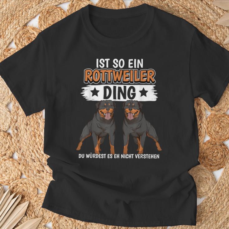 Rottie Sachen Ist So Ein Rottweiler Ding Rottweiler T-Shirt Geschenke für alte Männer