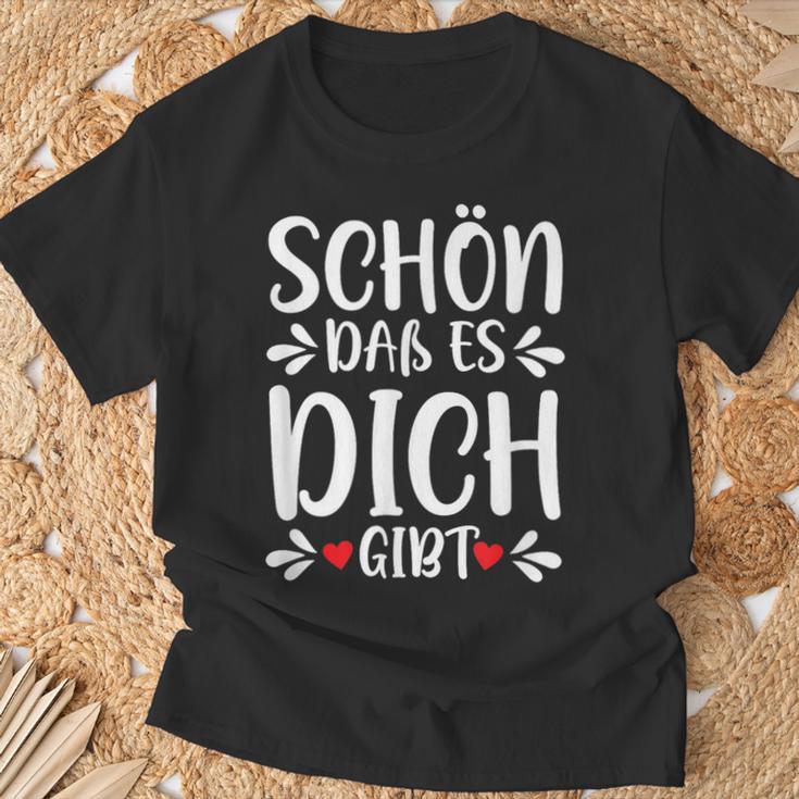 Schön Das Es Dich Gibt Geschenke Freunde Mann Kinder Ladies T-Shirt Geschenke für alte Männer