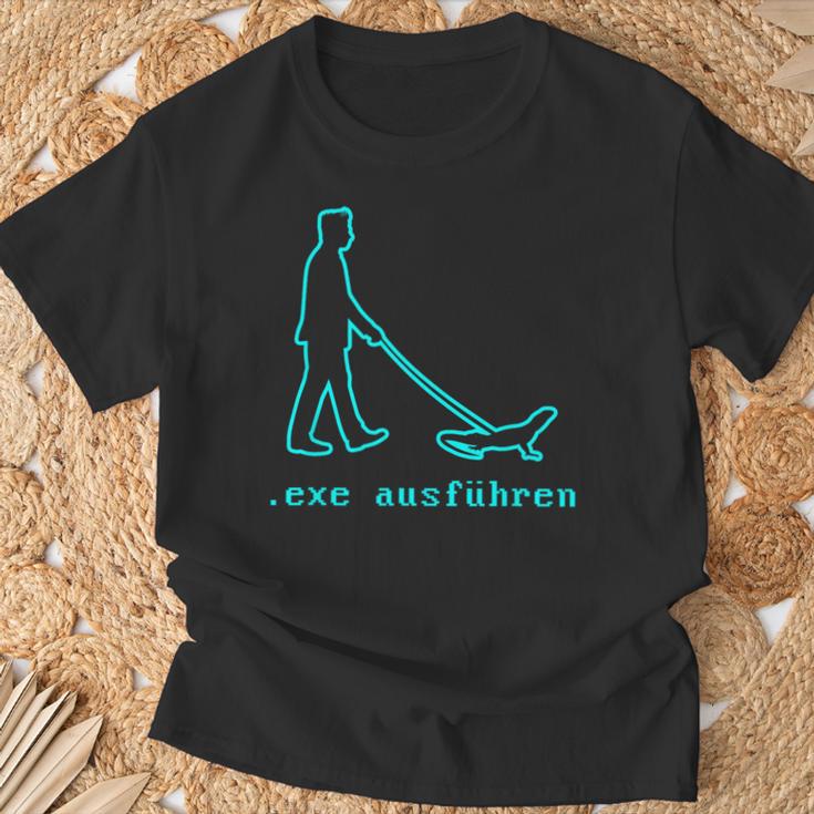 Sys Admin Programmer Computer Scientist Exe Running T-Shirt Geschenke für alte Männer