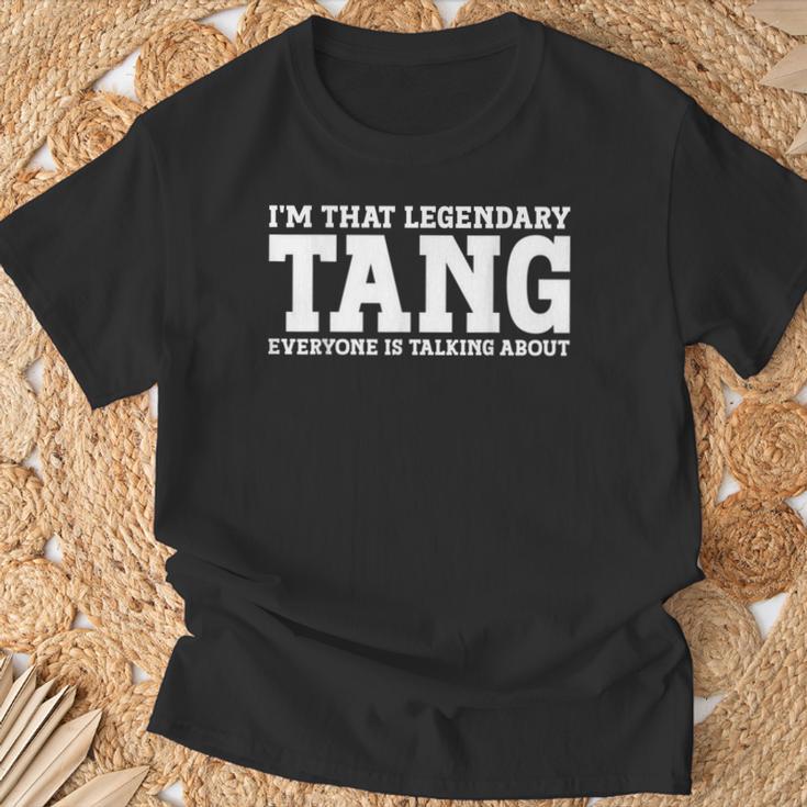 Tang Nachname Team Familie Nachname Tang T-Shirt Geschenke für alte Männer