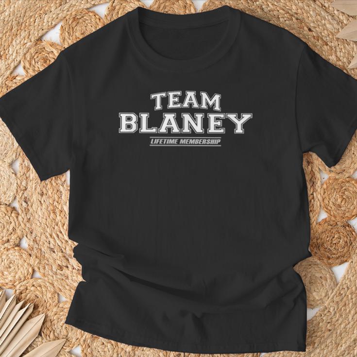 Team Blaney Stolzer Familienname Nachname Geschenk T-Shirt Geschenke für alte Männer