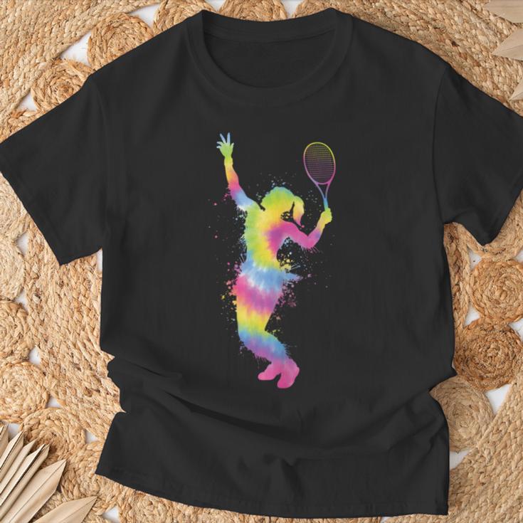 Tennis Player Splash Tennis Teacher Women's Girls T-Shirt Geschenke für alte Männer