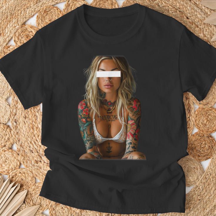 Vintage Sexy Girl T-Shirt Geschenke für alte Männer