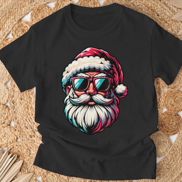 Weihnachtsmann Witzig Lustig Cool Nikolaus Wichtel N T-Shirt Geschenke für alte Männer