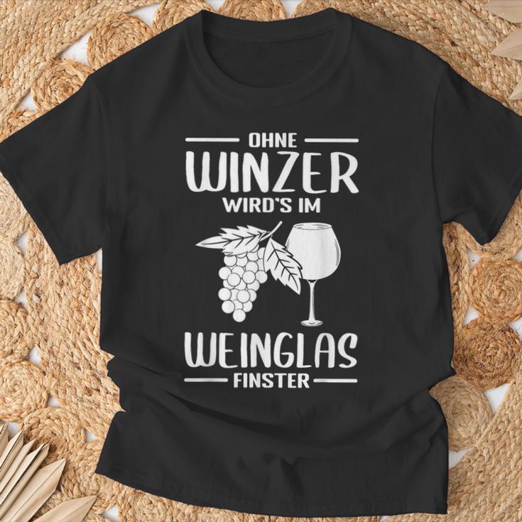 Winzer Weinbergineyard & Winemaker S T-Shirt Geschenke für alte Männer