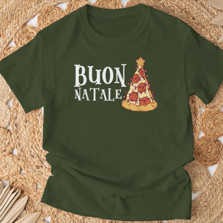 Buon Natale Christmas Italy Pizza T-Shirt Geschenke für alte Männer