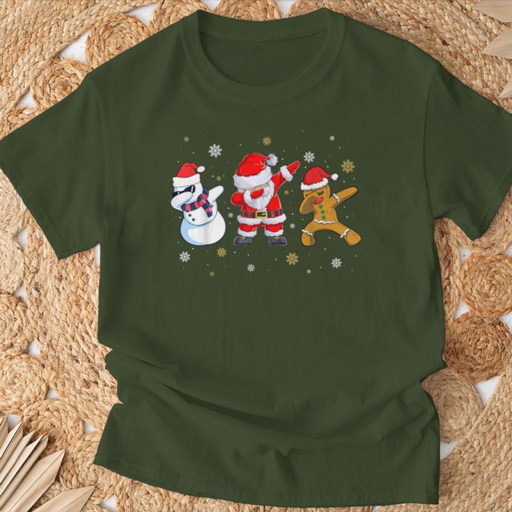 Dabbing Santa Claus For Children T-Shirt Geschenke für alte Männer