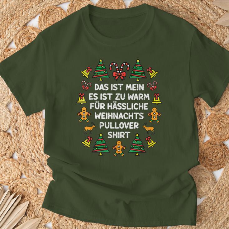 Das Ist Mein Es Ist Zu Warm Für Ugly Christmas T-Shirt Geschenke für alte Männer