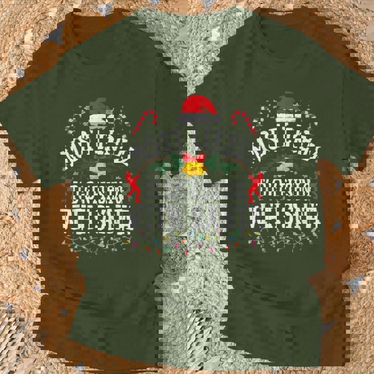 Santa Gifts, Funny Christmas Shirts, Christmas Shirts, Fishing Shirts, Funny Shirts, Santa Shirts