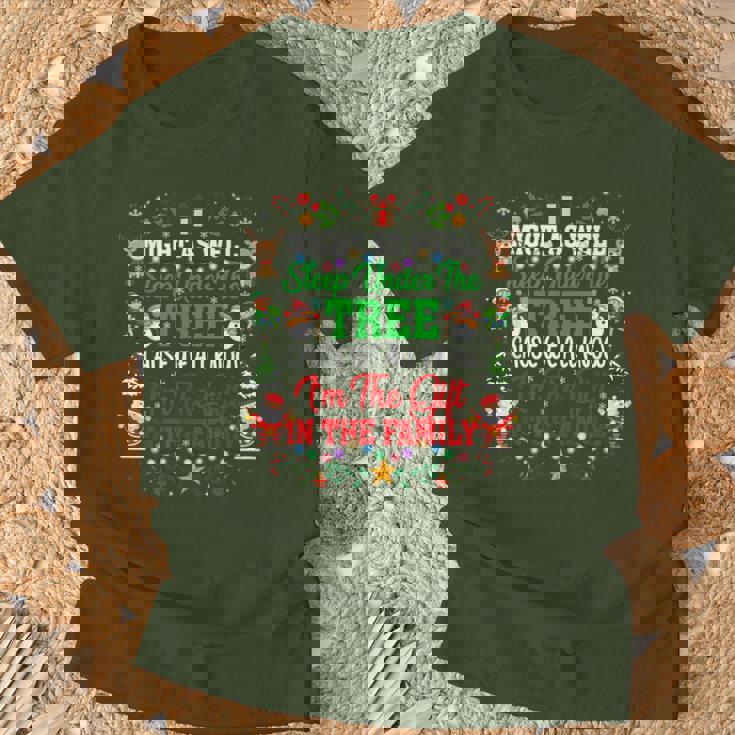 Christmas Might As Well Sleep Under Tree Christmas T-Shirt Gifts for Old Men
