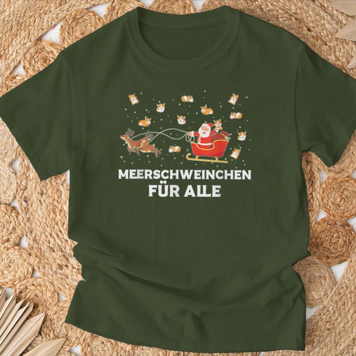 Guinea Pigs For All Guinea Pig Santa Claus T-Shirt Geschenke für alte Männer