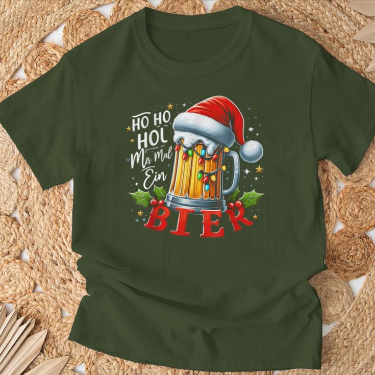 Ho Ho Hol Mir Mal Ein Bier Christmas T-Shirt Geschenke für alte Männer