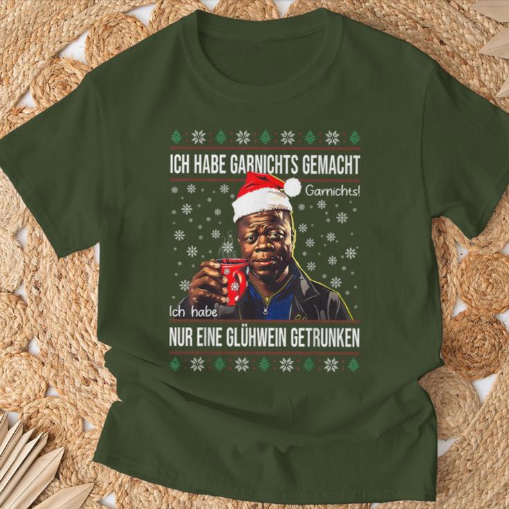 Ich Habe Garnichts Gemacht Nur Eine Glühwein Getrunken Xmas T-Shirt Geschenke für alte Männer