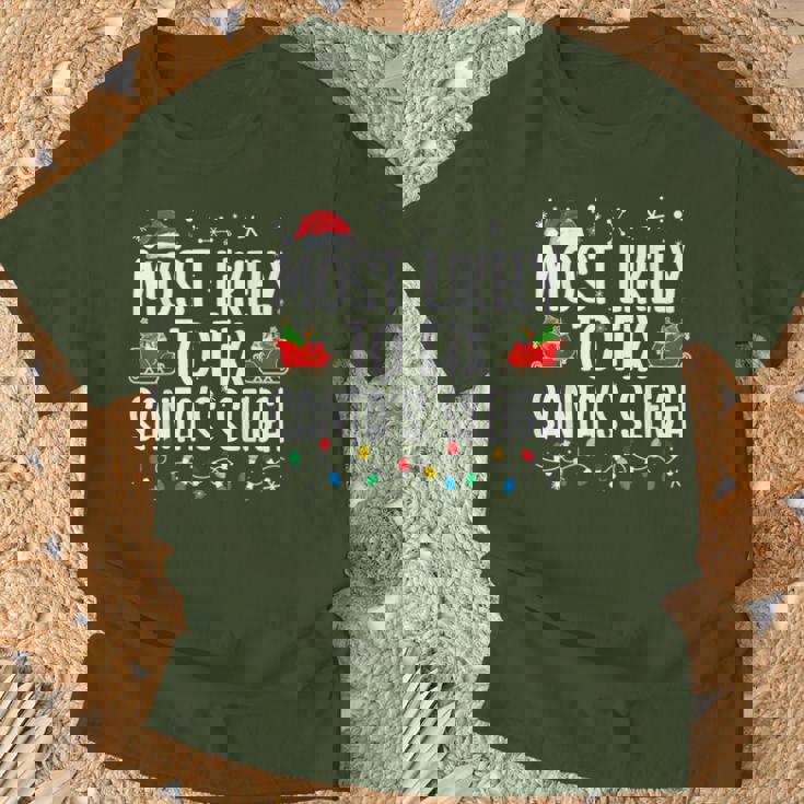 Family Gifts, Santa's Sleigh Shirts, Christmas Shirts, Family Shirts