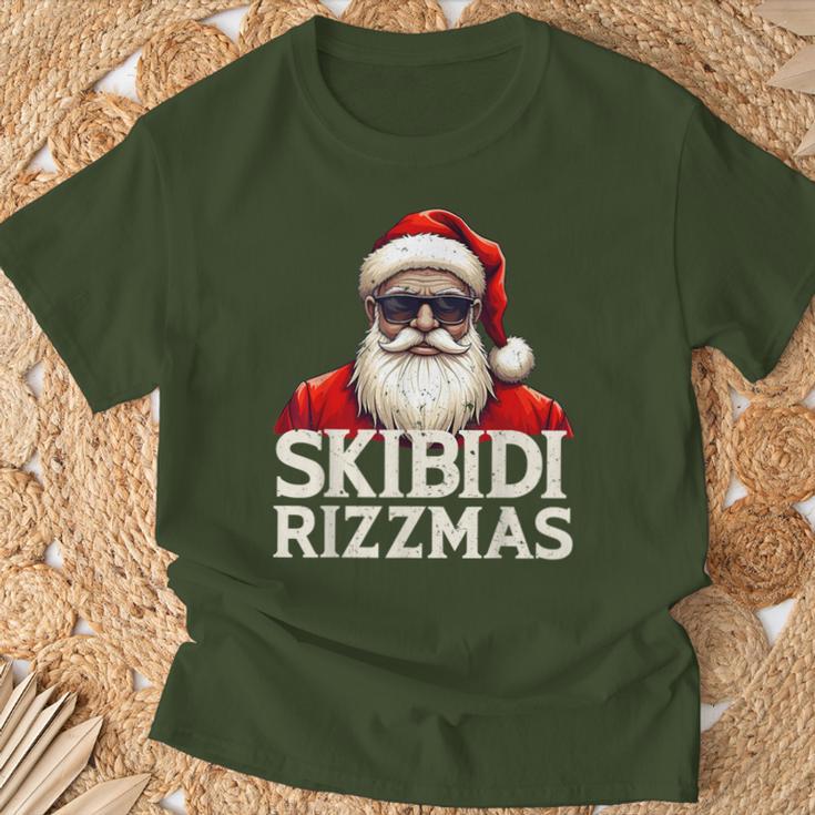 Skibidi Rizzmas Christmas Rizz Santa Claus Charisma Kid Xmas T-Shirt ...