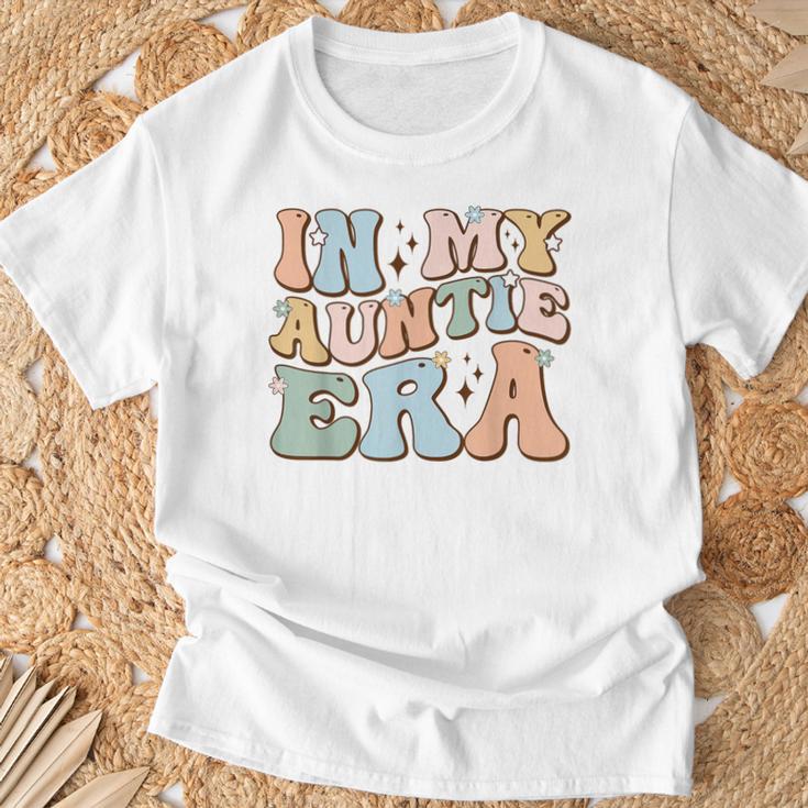 In My Auntie Era Retro Aunt Groovy Cool Tante To Be Best Aunt T-Shirt Geschenke für alte Männer