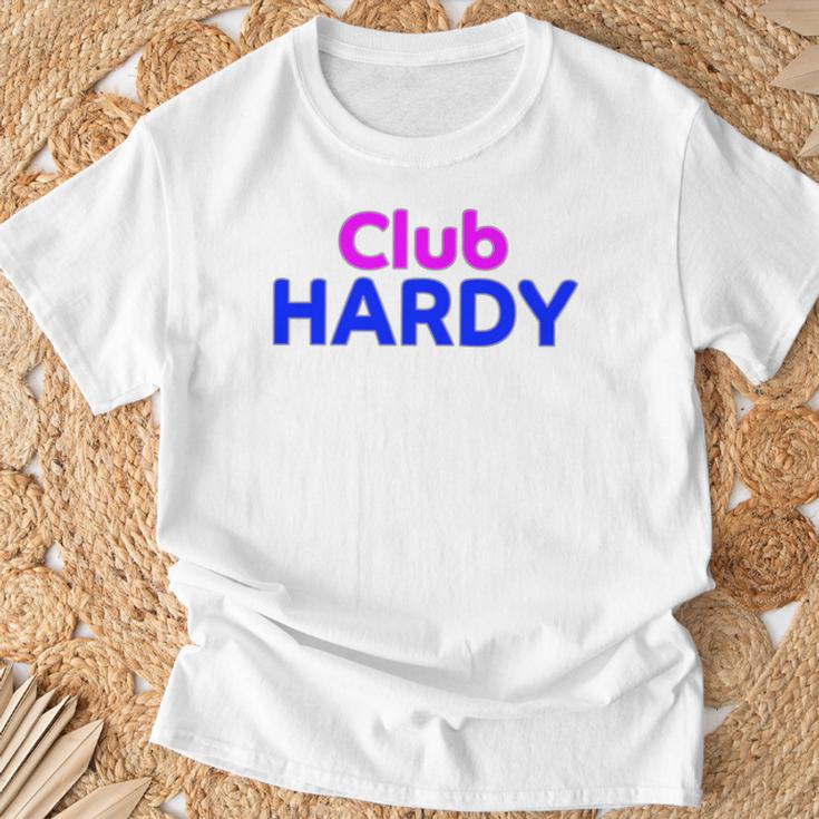 Club Hardy Family Reunion Squad First Name Last Name T-Shirt Geschenke für alte Männer