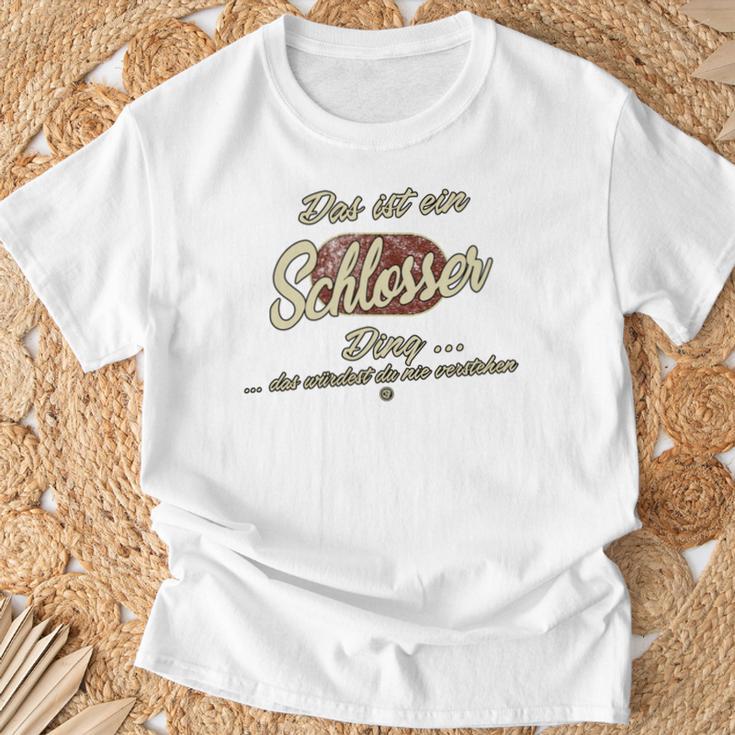 Das Ist Ein Schlosser Ding Family Locksmith T-Shirt Geschenke für alte Männer