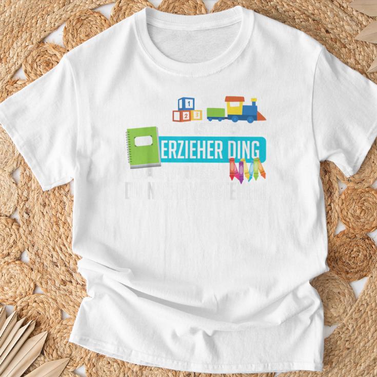 Das Ist Ist So Ein Erzieher Ding T-Shirt Geschenke für alte Männer