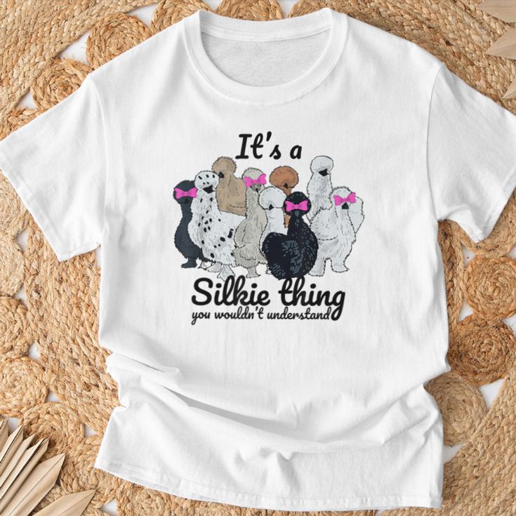 Es Ist Ein Silkie Chicken Ding T-Shirt Geschenke für alte Männer