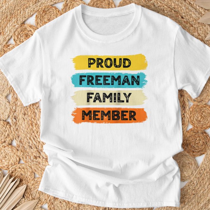 Freeman Retro Freeman Nachname Freeman Raglan T-Shirt Geschenke für alte Männer