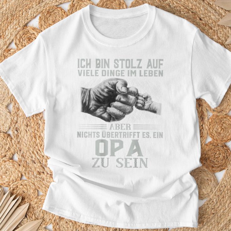 Ich Bin Stolz Aufiele Dinge Nichts Übertrifft Es Ist Ein Opa German T-Shirt Geschenke für alte Männer