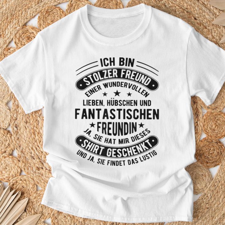 Ich Bin Stolzer Freundgeben Ich Habe Eine Freundin S T-Shirt Geschenke für alte Männer