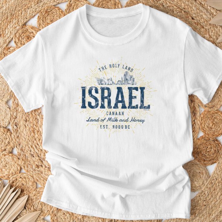 Retro Styleintage Israel S T-Shirt Geschenke für alte Männer