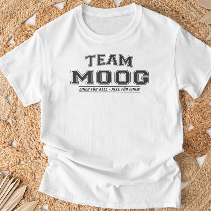 Team Moog Proud Family Last Name T-Shirt Geschenke für alte Männer